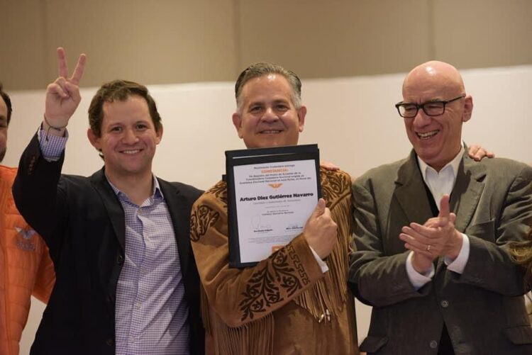 Díez Gutiérrez, candidato a la gubernatura de MC en Tamaulipas