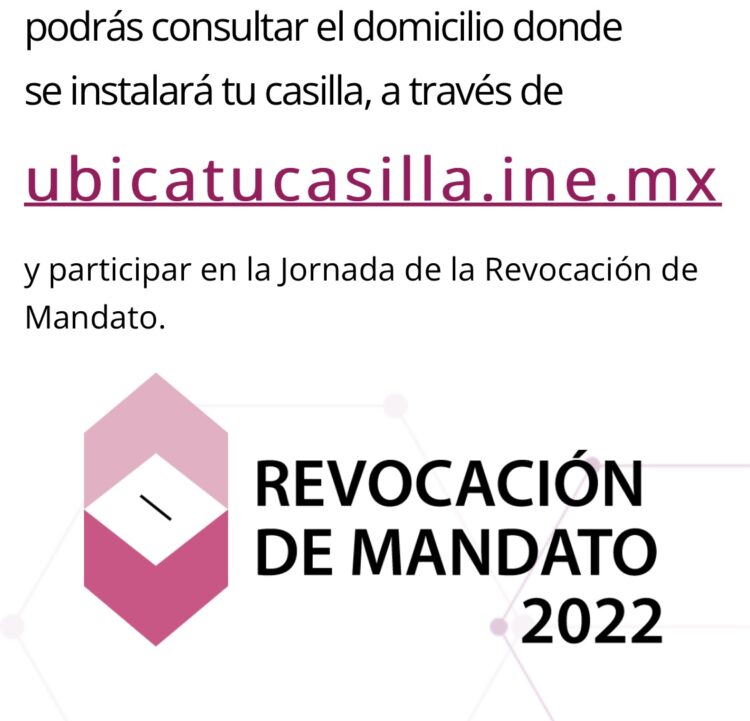 INE pondrá a disposición de la ciudadanía el sistema Ubica tu Casilla