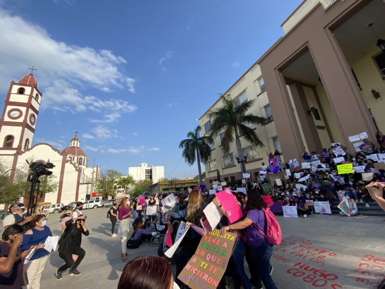 Mujeres alzan la voz y exigen justicia