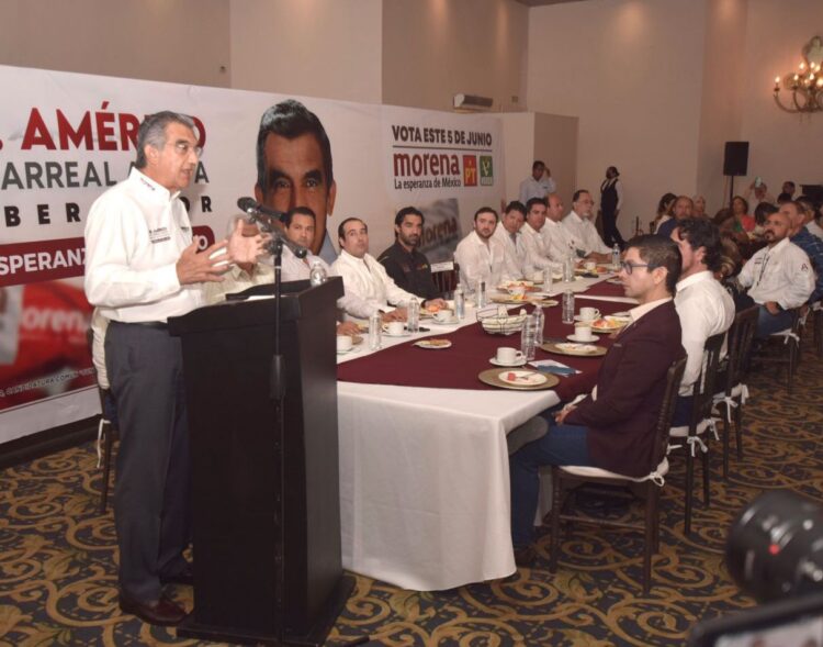 “No va a estar solo”, le dicen Empresarios al doctor Américo