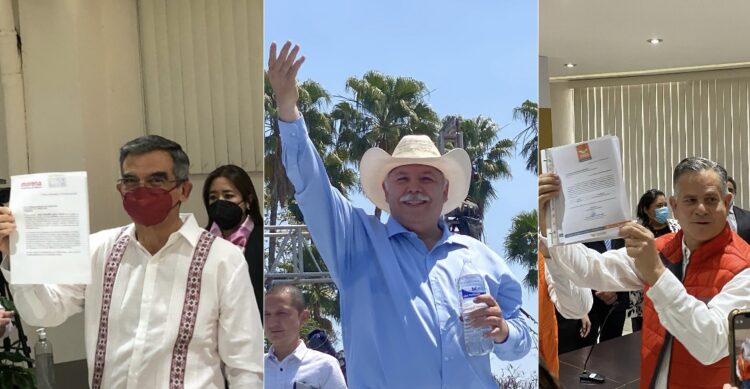 Oficial: Américo, Truko y Díez, candidatos a la gubernatura