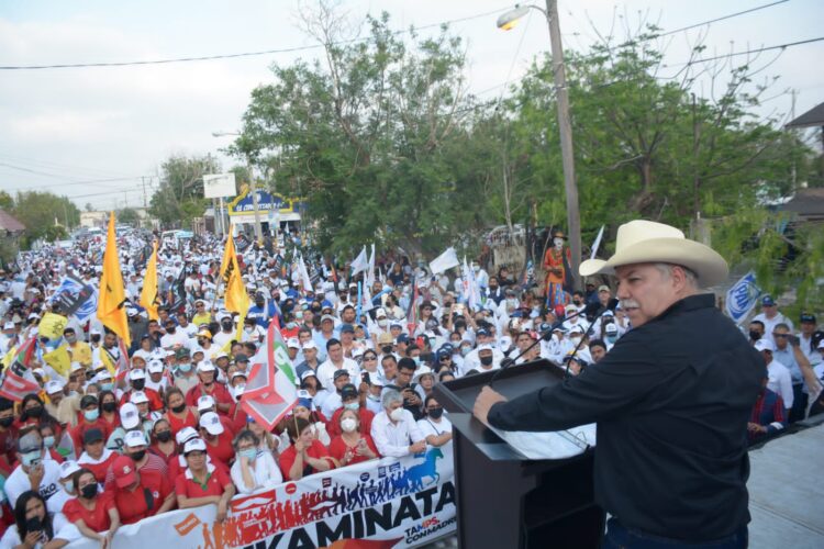 Reciben al Truko, con fuerza y unidad, miles se suman al proyecto por Tamaulipas