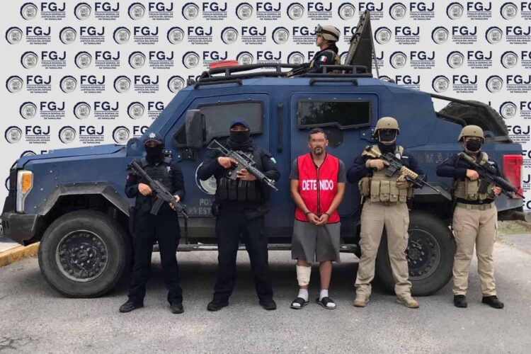 Detienen a presunto asesino de policía en Tamaulipas