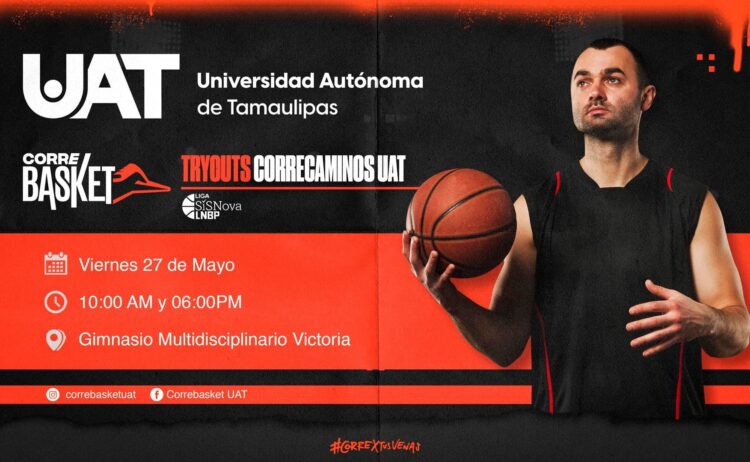Invitan a ser parte del equipo Corre Basket UAT