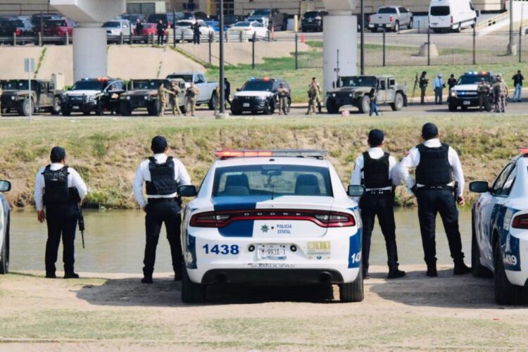 Realiza Texas y Tamaulipas simulacro para contener migrantes