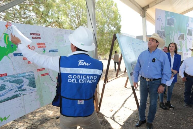 Supervisa Cabeza de Vaca avances de construcción de Carretera TAM-Bajío
