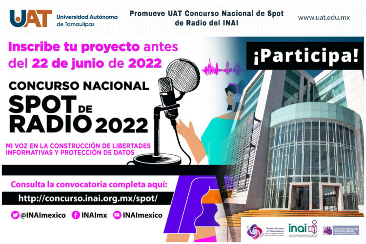 Promueve UAT el Concurso Nacional de Spot de Radio del INAI