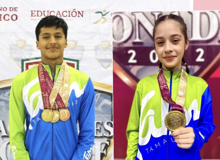 Dos medallas de oro para Tamaulipas en luchas asociadas y natación