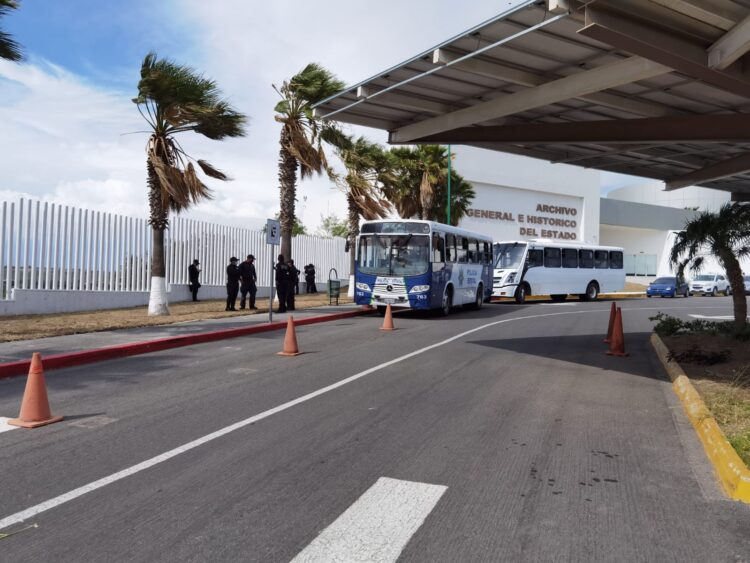 Blindan Policías Estatales Congreso de Tamaulipas