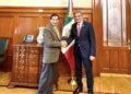 Entrega Américo carpeta de inversión en TamauLipas al Secretario de Hacienda