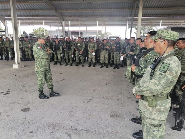 Llegan  350 militares a Ciudad Victoria