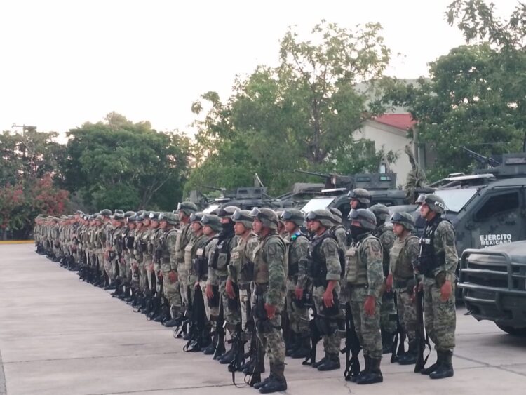 Llegan 600 elementos del Ejército Mexicano a Ciudad Victoria
