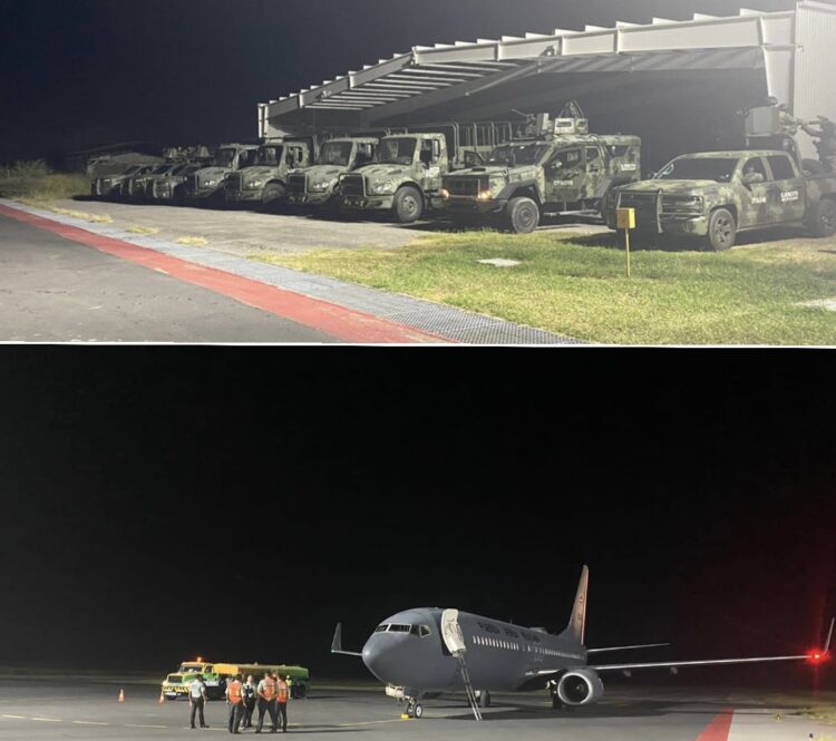 Arriban 200 elementos más de Fuerzas Especiales a Nuevo Laredo, Tamaulipas