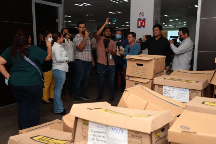 Sebien da a conocer el estado en el que encontró la dependencia