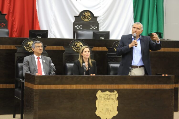 Presentó Adán Augusto alcances de reforma sobre mandos de seguridad al Congreso de Tamaulipas