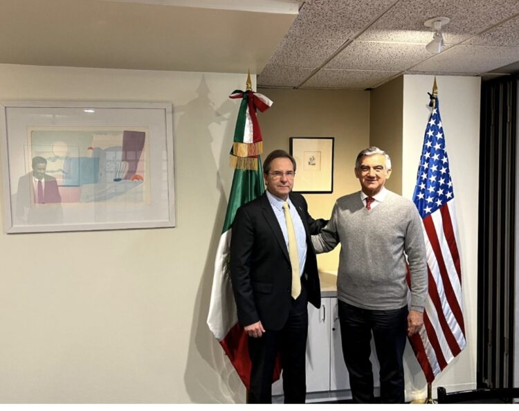 Américo Villarreal y Embajador de México promueven inversiones para Tamaulipas en USA