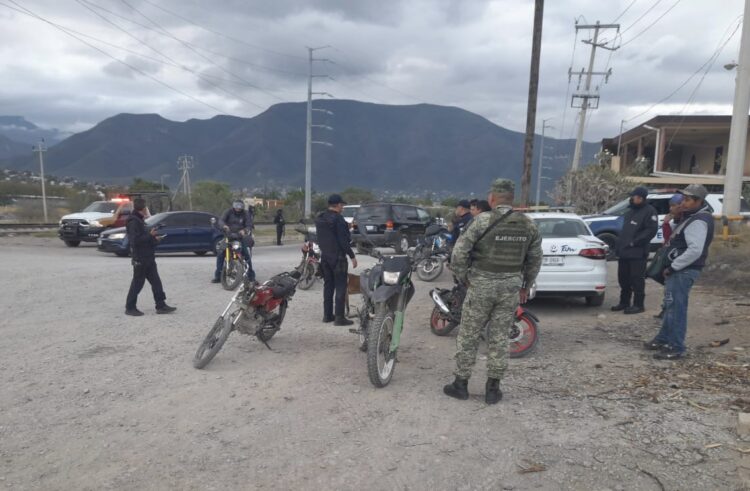 Refuerza Ejército operativo  “Moto Segura” en Ciudad Victoria