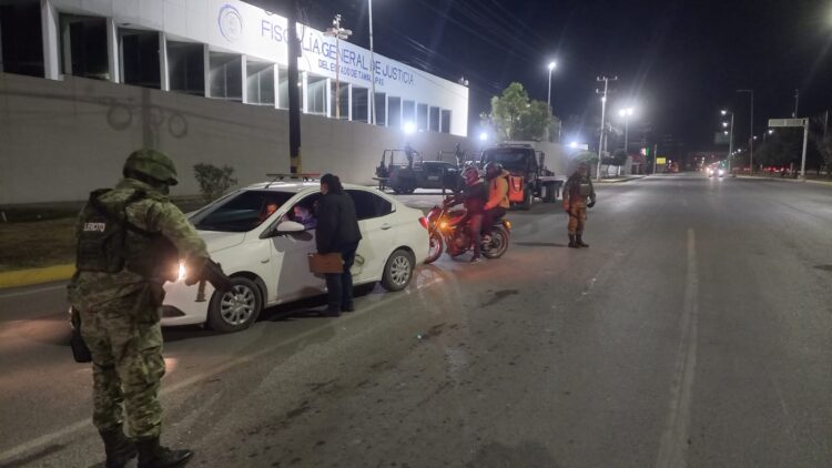 Refuerza “Operativo alcoholimetría“ Ejército