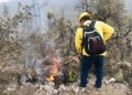 Apoya Protección Civil de Tamaulipas en control de incendio forestal en Bustamante