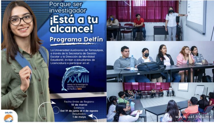 Promueve UAT la convocatoria 2023 del Verano de Investigación del Programa Delfín