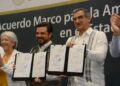 Firma Américo Villarreal nuevo modelo de salud IMSS-Bienestar para Tamaulipas