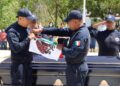Despiden con honores a Cris, policía de la Guardia Estatal caído en cumplimiento del deber