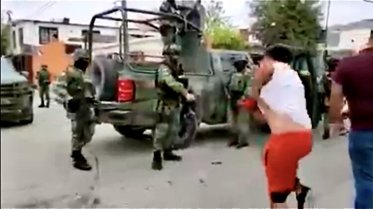 Así dispararon los militares contra jóvenes en Nuevo Laredo