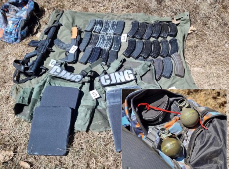 Aseguran armas largas, grabadas y chalecos antibalas en Jalisco