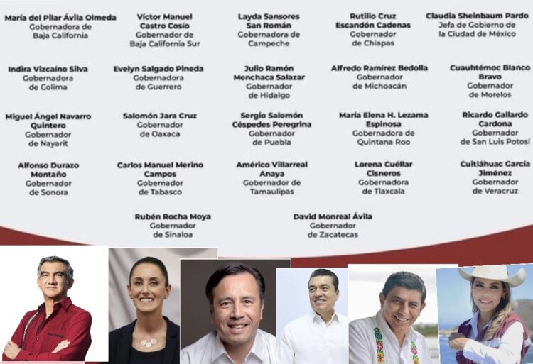 Rechazan intervención militar estadounidense gobernadores y gobernadoras de la 4T