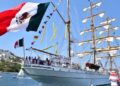 Zarpa el Buque Escuela Velero “Cuauhtémoc» para navegar por los mares del viejo y nuevo mundo