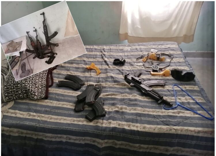 Asegura Guardia Estatal armas y equipo táctico en Reynosa