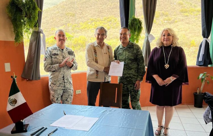 Firma Américo Villarreal convenio con Fuerzas Armadas para fortalecer la seguridad