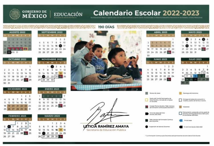 Ajusta SET calendario escolar 2022-2023 acorde a la SEP