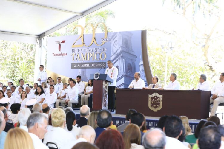 Destaca Gobernador potencial de Tampico en los 200 años de su fundación