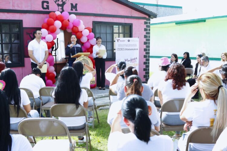 Inauguran gimnasio para mujeres en CEDES Matamoros