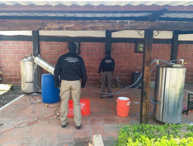 En Tlaxcala aseguran laboratorio clandestino