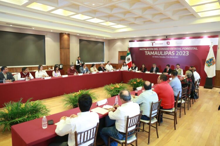 Instala el gobernador Consejo Estatal Forestal en Tamaulipas