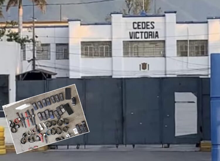 Localizan celulares y puntas en penal de Victoria