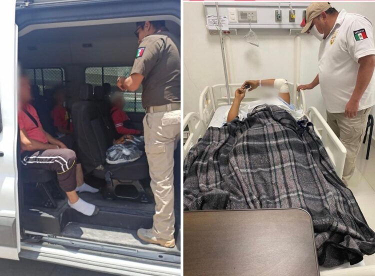 Auxilia INM a migrantes lesionados y fallecidos en accidente carretero