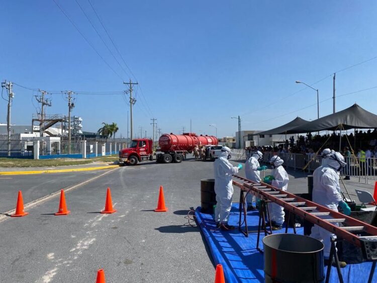 Participa Protección Civil Tamaulipas en simulacro binacional
