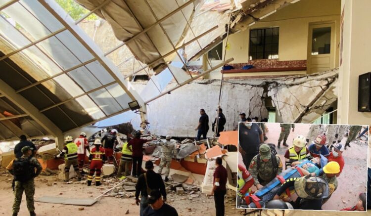 Tras derrumbe de techo, clausuran el  colegio Antonio Repiso