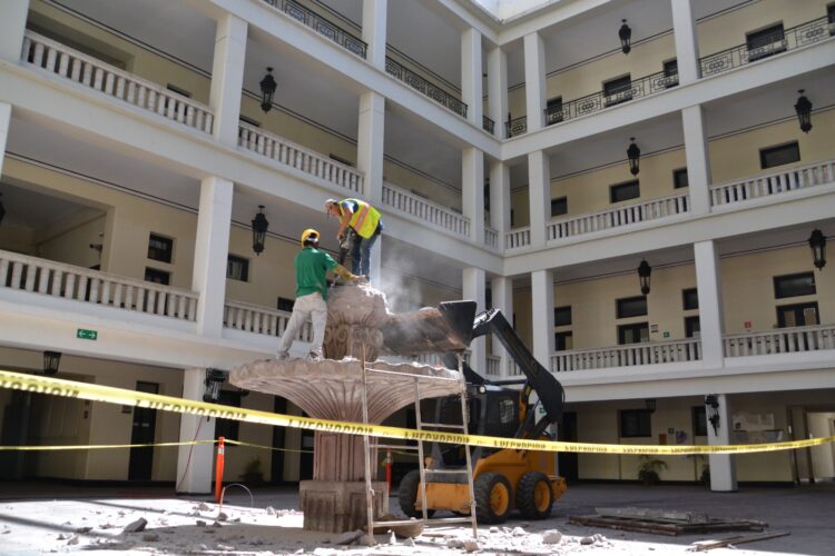 En marcha proyecto de rehabilitación de Palacio de Gobierno