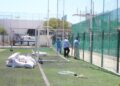 Cancha de fútbol y tochito reciben mantenimiento