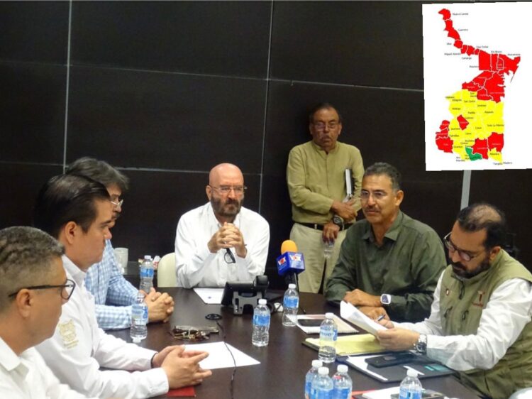 Continúan 20 municipios en rojo del Semáforo del agua