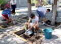Adolescentes y sus familias reforestan Centro Regional de Ejecución de Medidas