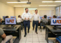 Rector de la UAT entrega equipamiento en la Facultad de Derecho Victoria