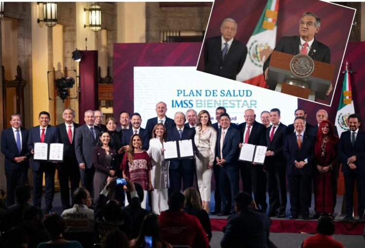 En inversión de salud, no hay límites, dice Américo ante AMLO y gobernadores