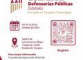 Congreso de Defensorías Públicas se realizará en Tampico