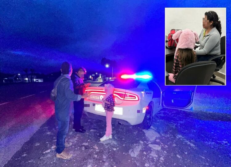 Guardia Estatal localiza y resguarda en Estación Segura a menor extraviada