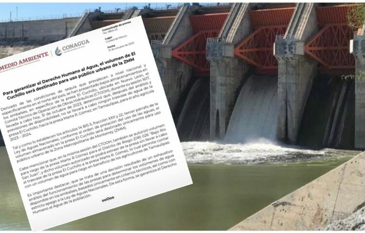 No habrá trasvase de agua para Tamaulipas: CONAGUA